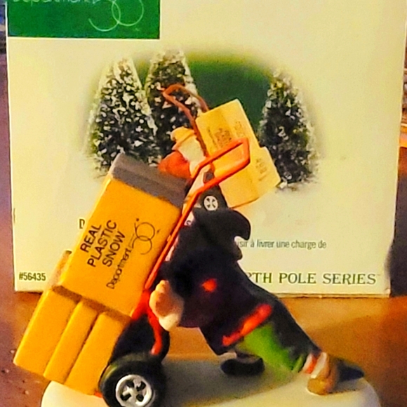 Dept. 56 North Pole Real Plastic Snow Delivery - Picture 2 of 5
